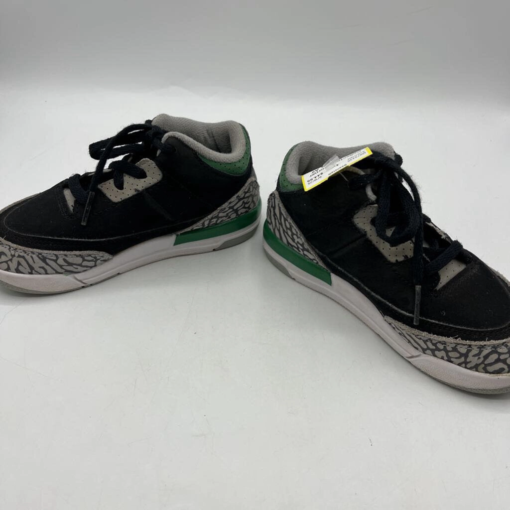 Asics Gel-sekiran Casual Shoes Size 10: Nike Air Jordan 3 Retro Green White Black Lace Up Sneaker