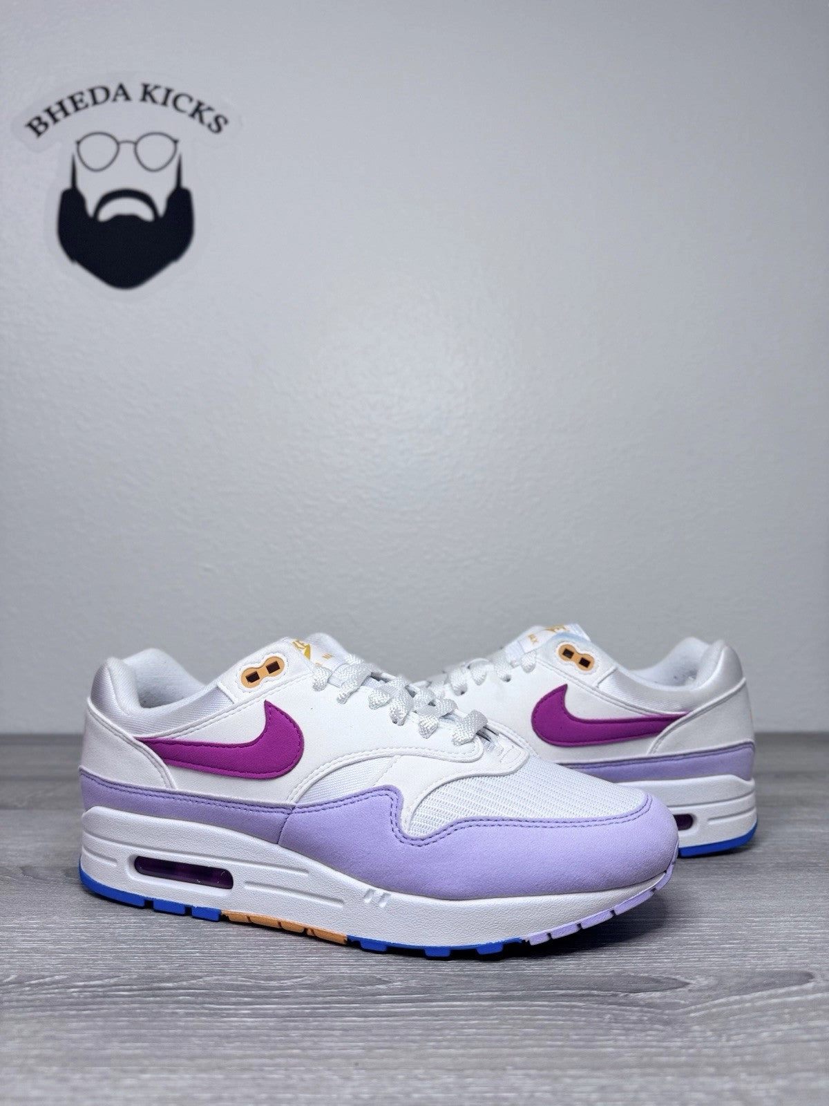 Size 10W/8.5M Nike Air Max 1 '87 Easter Multicolor Alchemy Pink Blue HF5071-100 Asics Waterproof Trail Shoes