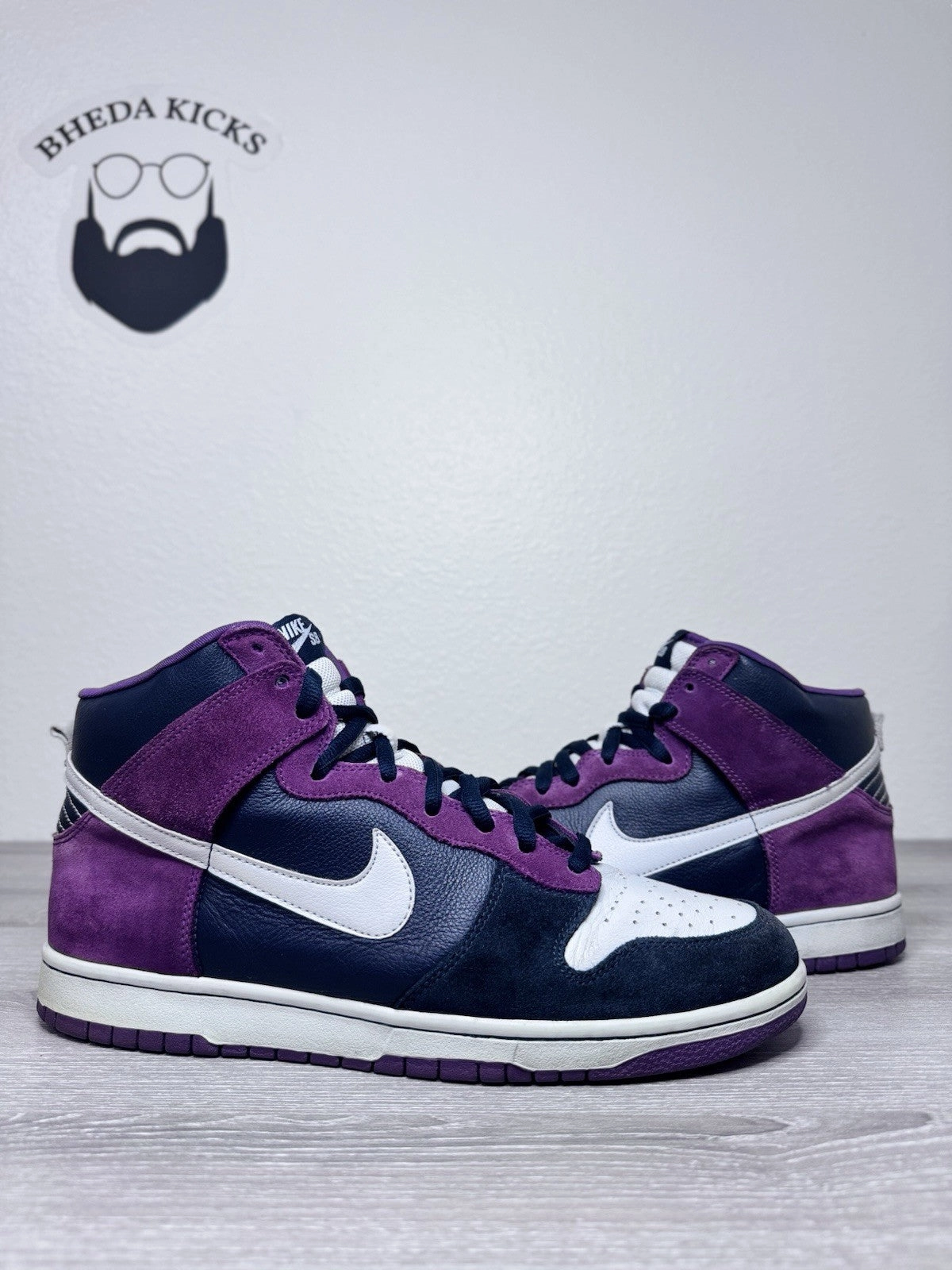 Asics Minimal Shoes Size 11.5 - Nike Dunk High Pro SB Un-Heavens Gate 305050-401 Purple Black Grey