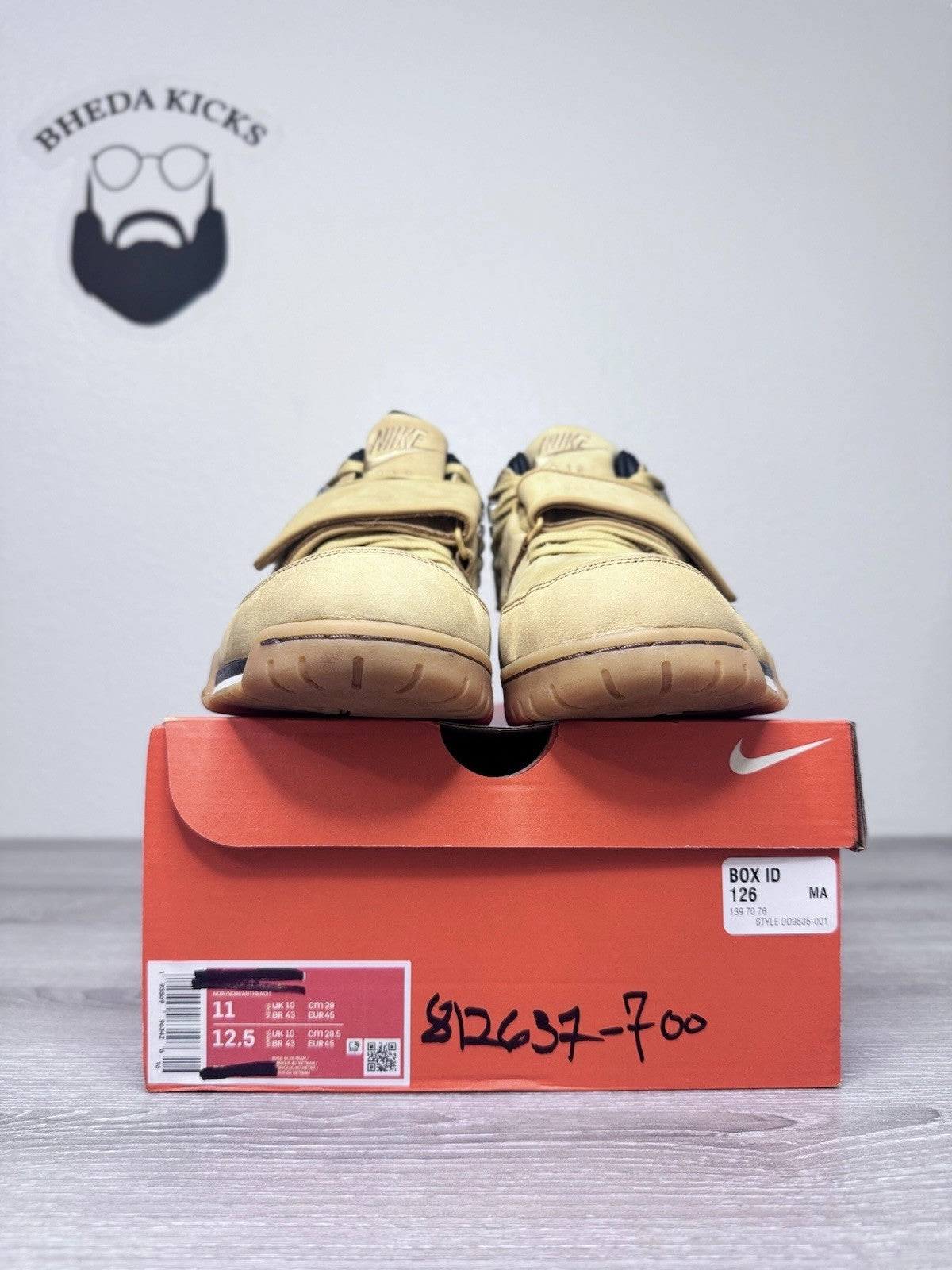 Asics Arch Fit Shoes Size 11 - Nike Air Trainer V Cruz Wheat 2015 812637-700 Preowned Authentic