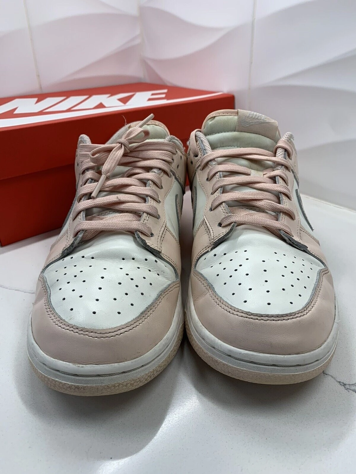 Size 11W/ 9.5 Mens- Nike Dunk Low Orange Pearl 2021- Clean Build Your Own Asics Shoes