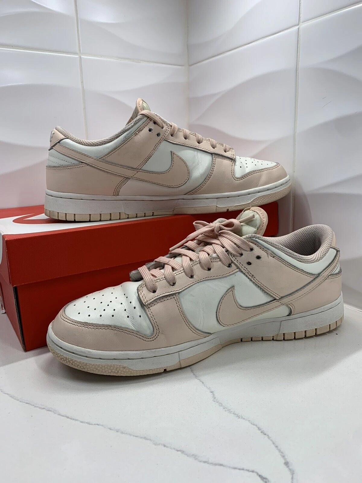 Asics Gel-nyc 2055 Casual Shoes Size 11W/ 9.5 Mens- Nike Dunk Low Orange Pearl 2021- Clean