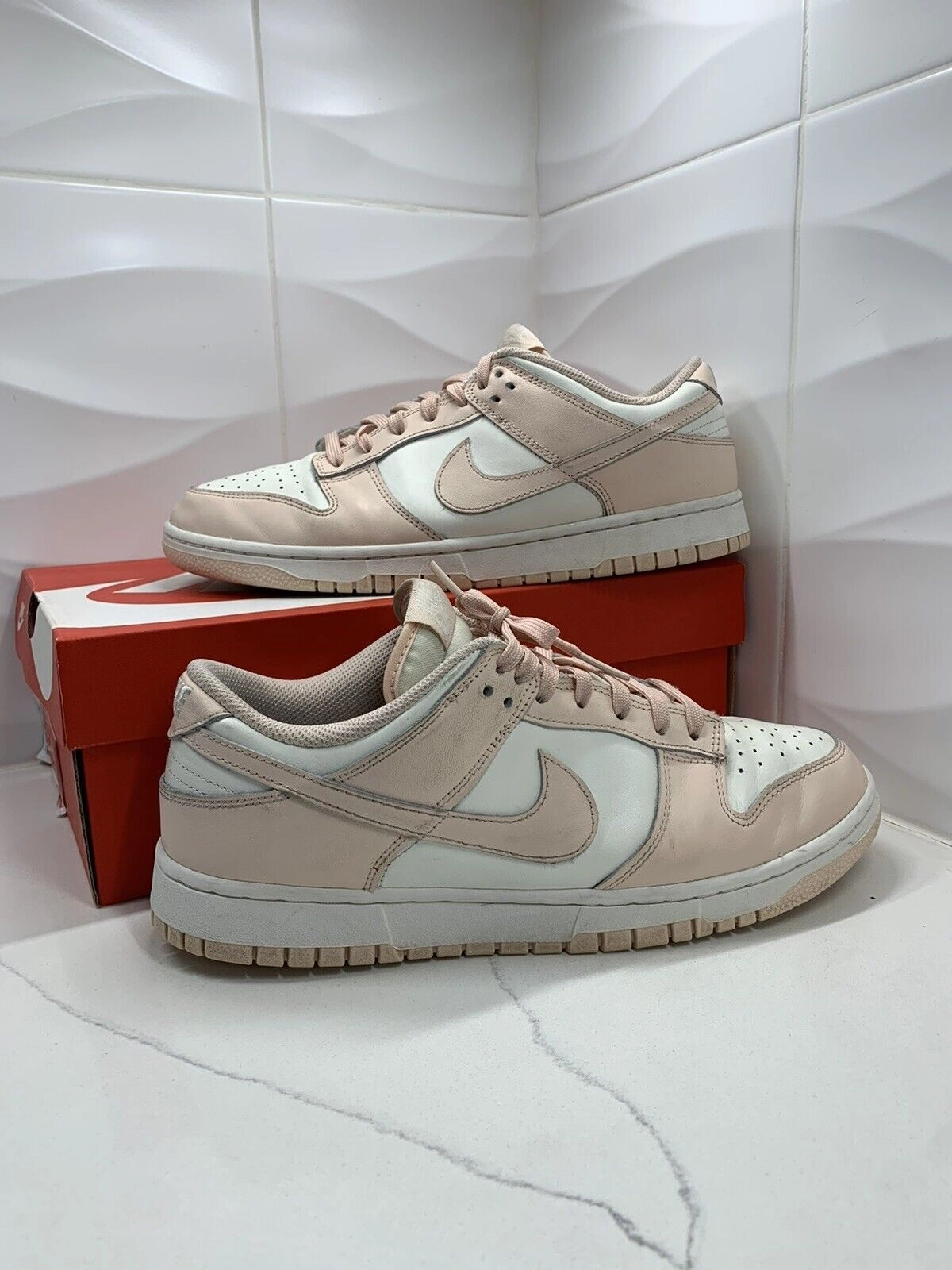 Best Asics Walking Shoes For Flat Feet Size 11W/ 9.5 Mens- Nike Dunk Low Orange Pearl 2021- Clean