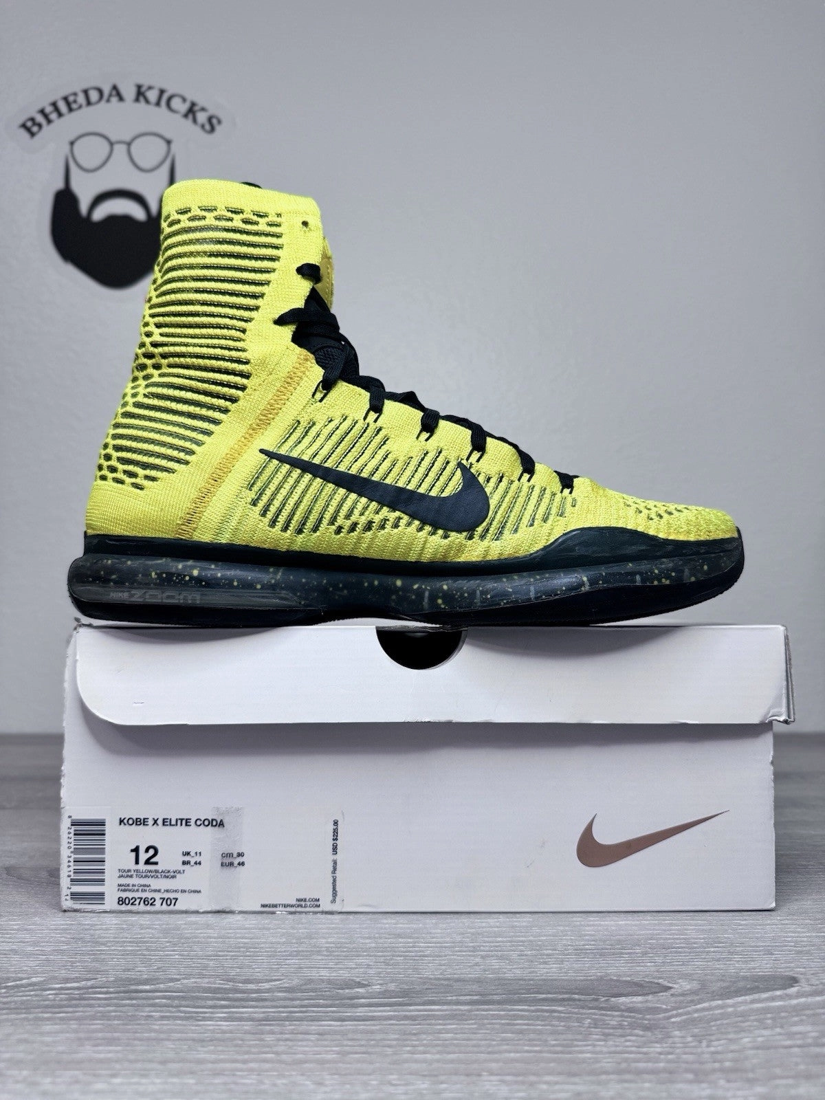 Asics Multi Tennis Shoes Size 12 - Nike Kobe 10 X Elite Shoes High Opening Night Yellow Black 802762-707