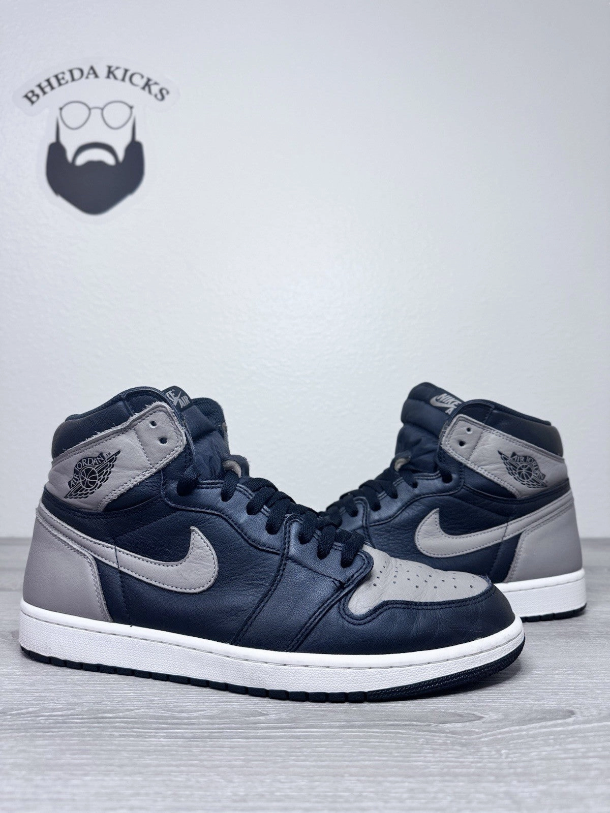 Best Asics Long Run Shoe Size 13 - Nike Air Jordan 1 Retro Shadow 2018 555088-013 OG Black Preowned