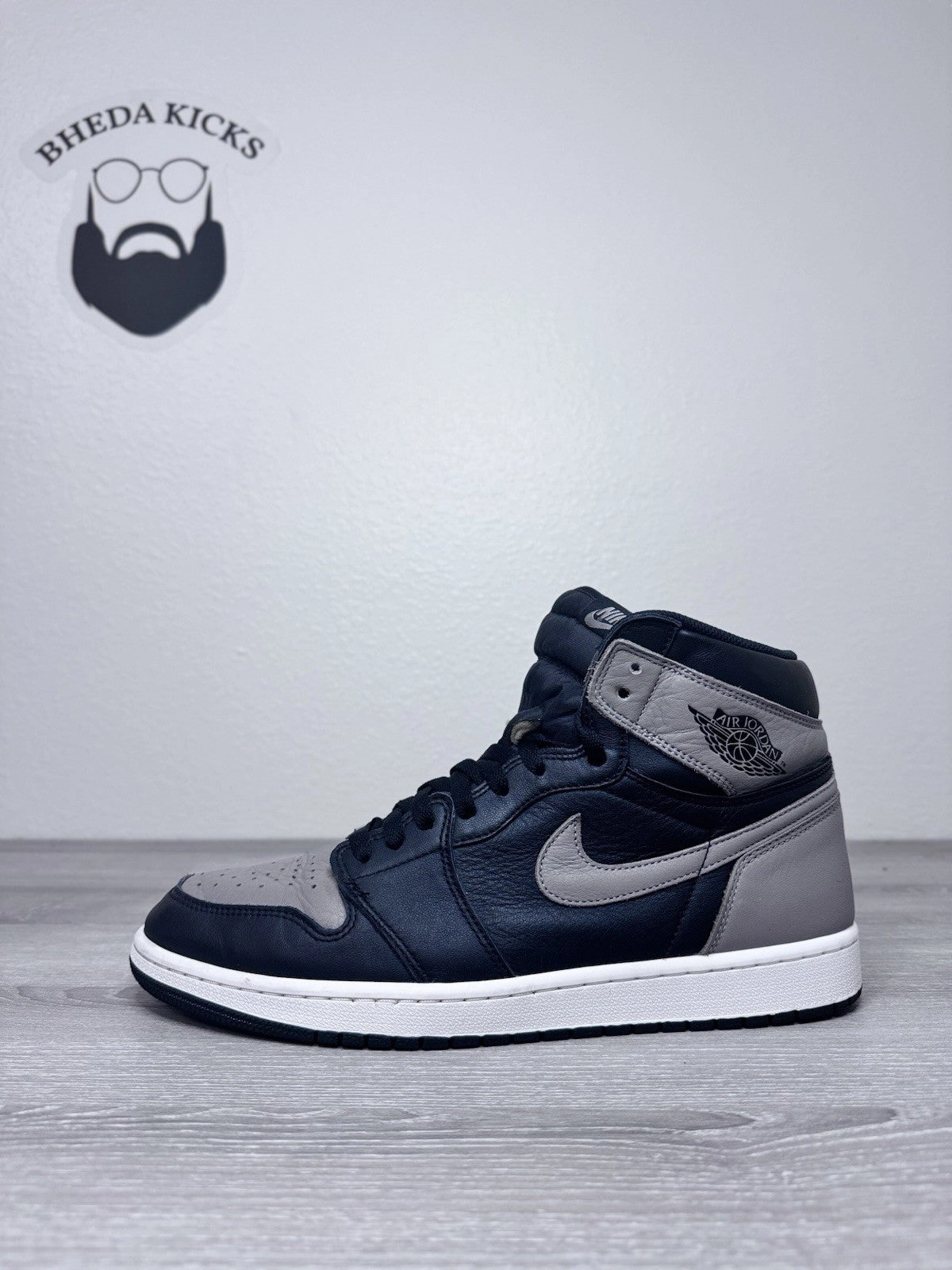 Best Asics Cushioned Shoe Size 13 - Nike Air Jordan 1 Retro Shadow 2018 555088-013 OG Black Preowned