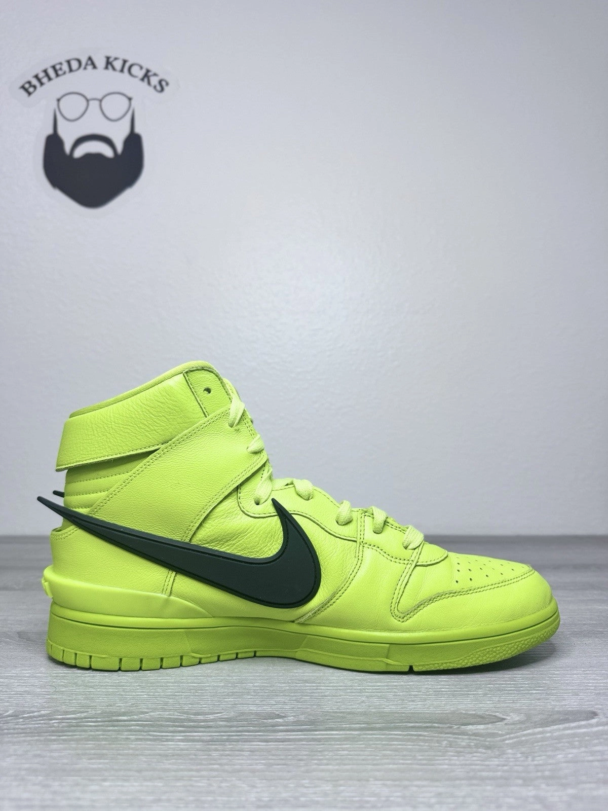 Size 13 - Nike Dunk Hi Ambush Atomic Green Black Flash Lime CU7544-300 Asics Running Shoes Novablast 5