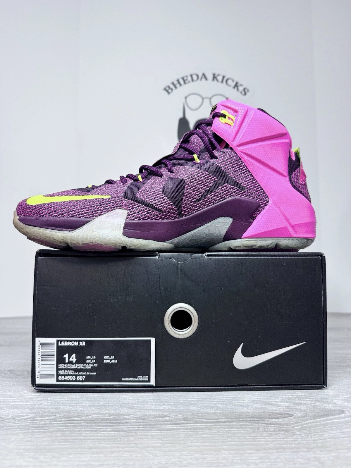 Size 14 - Nike Lebron James XII 684593-607 Double Helix Men's Basketball Shoes Asics Tennis Shoes Dubai