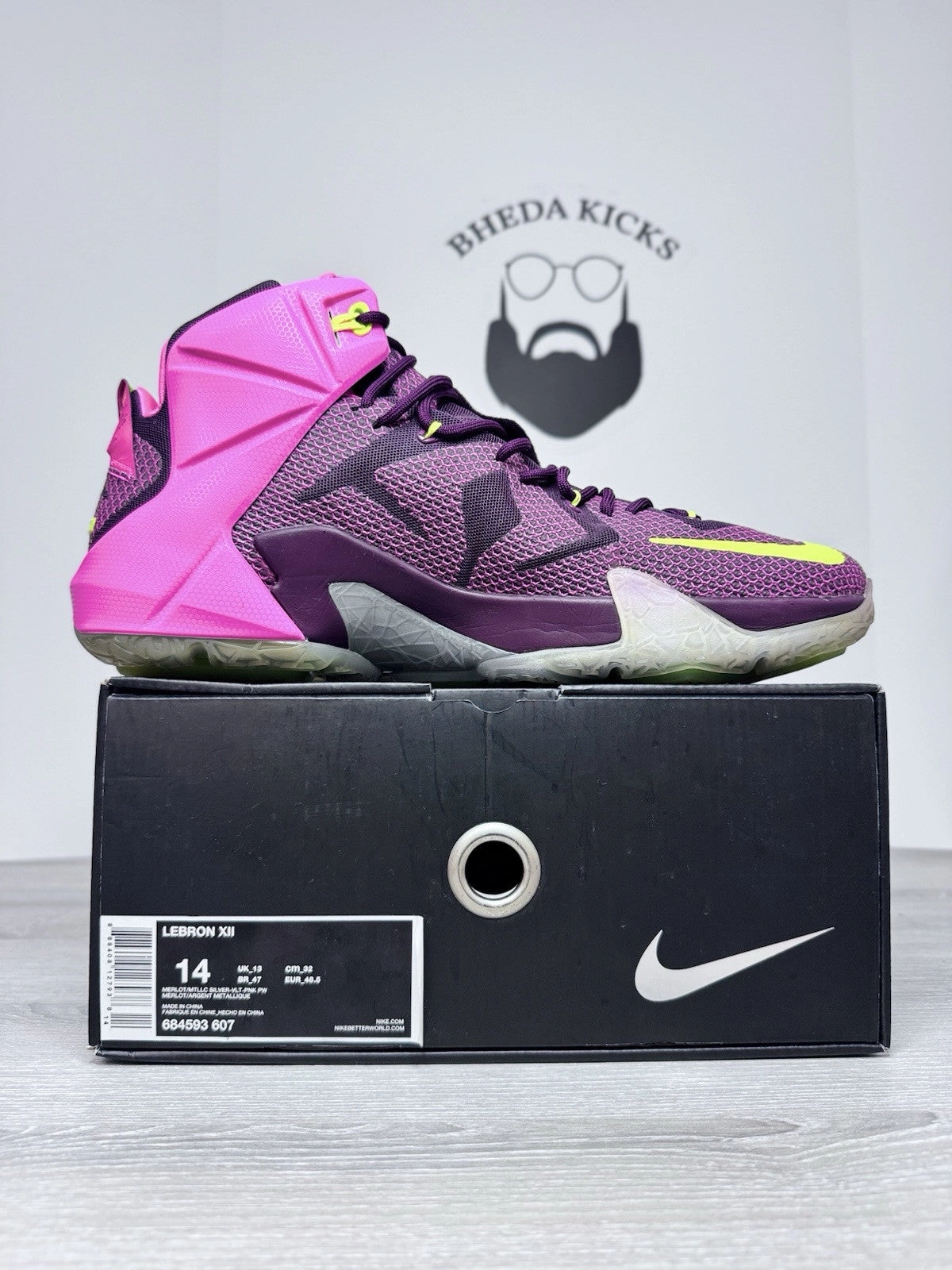 Asics The Best Running Shoes Size 14 - Nike Lebron James XII 684593-607 Double Helix Men's Basketball Shoes