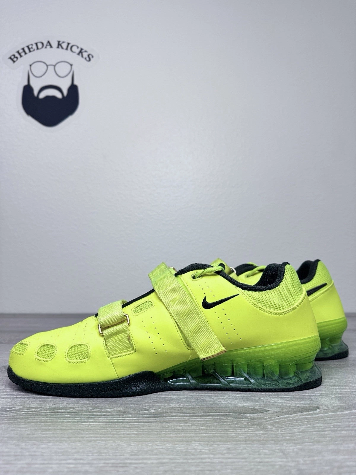 Best Asics Walking Shoe Size 15- Nike Romaleos 2 Volt 476927-700 Preowned Authentic Rare Shoes