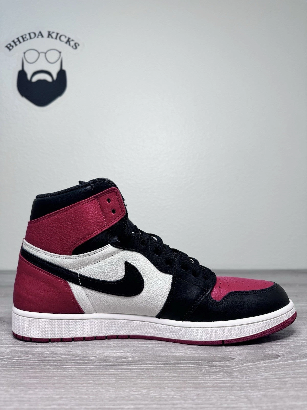 Asics Wrestling Shoes 2019 Size 16 - Nike Air Jordan 1 High OG Bred Toe Black Red 555088-610 Preowned