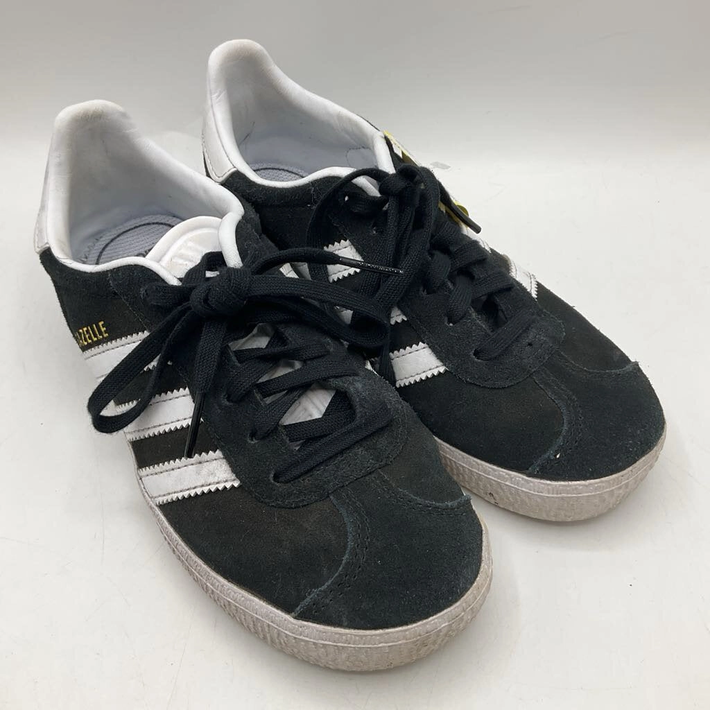 Size 2Y: Adidas Black/White Lace-Up Sneakers Size 14 Shoes Adidas