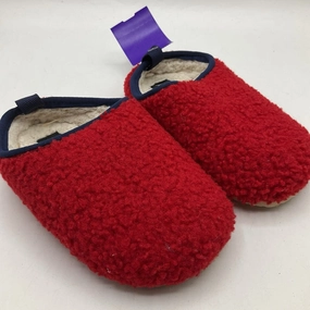 Crochet Shark Slippers Pattern Size 7: Hanna Andersson Red/Blue Fuzzy Slippers