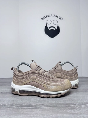 Size 8W - Nike Air Max 97 Women's Hemp White Pearl FB1289-200 Preowned Best Asics Road Running Shoes