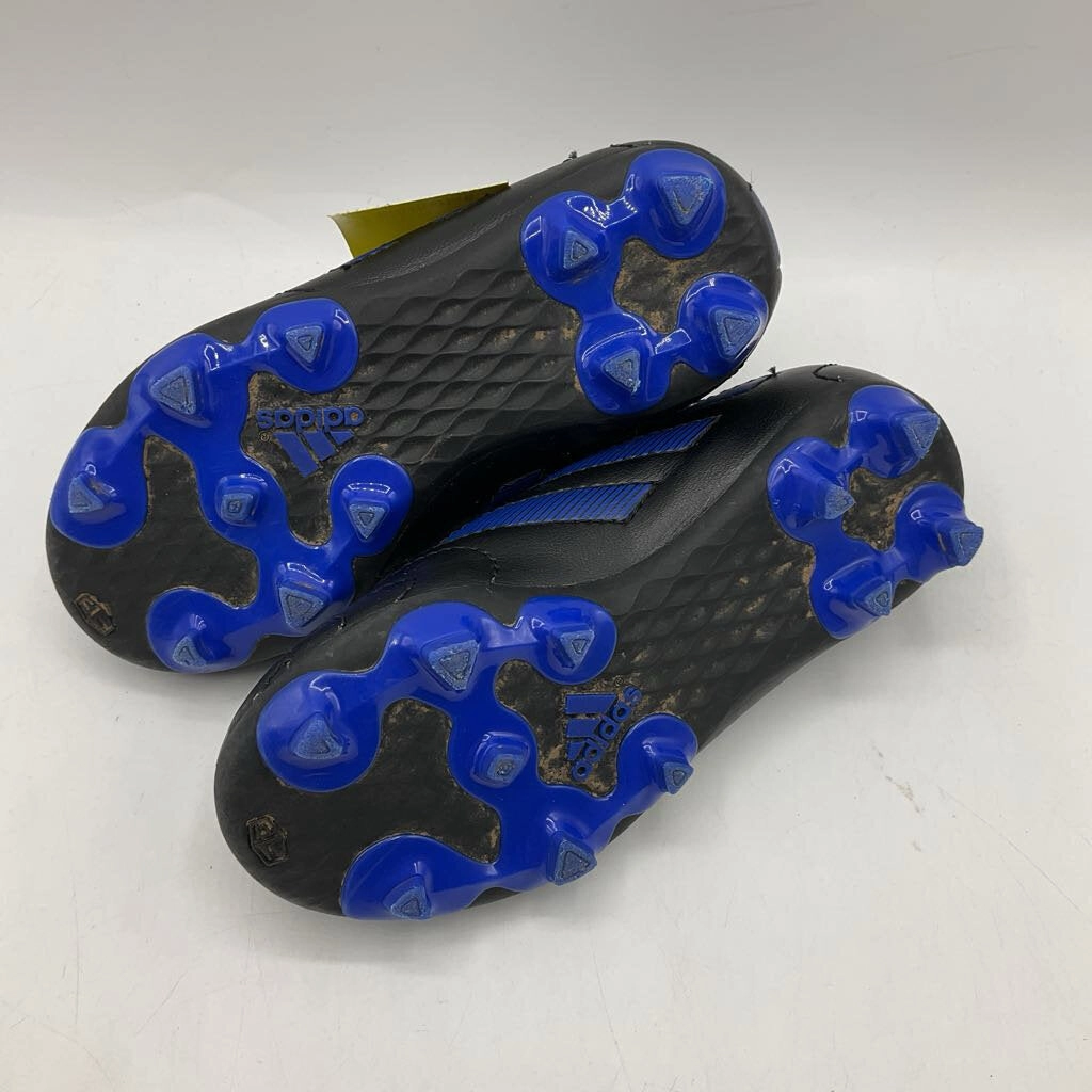Adidas Powerlift 4 Weightlifting Shoes Size 9.5: Adidas Black/Blue Lace-Up Soccer Cleats