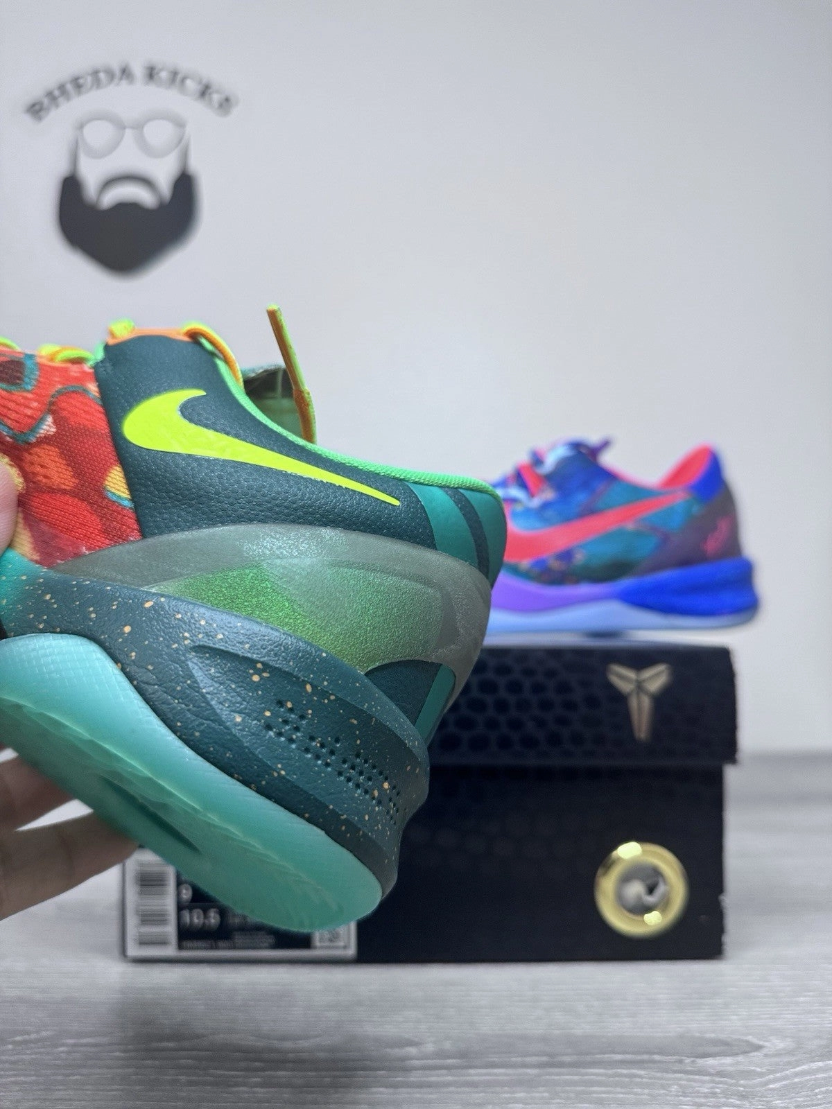 Size 9 - Nike Kobe 8 Protro What the 2025 Mens HM9621-900 Preowned Asics Shoes Jjjjound