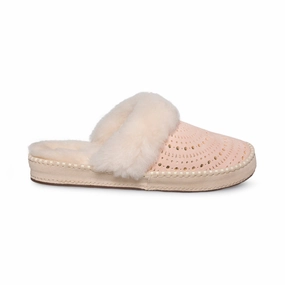 UGG Aira Sunshine Perf Tropical Peach Slippers - Women's Kyoto Slides