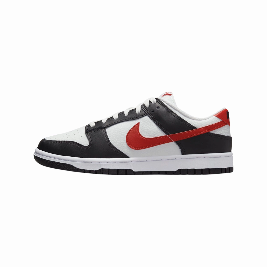 Nike Dunk Low Retro Red Swoosh Panda Black University Red White Dave Schultz Asics Wrestling Shoes