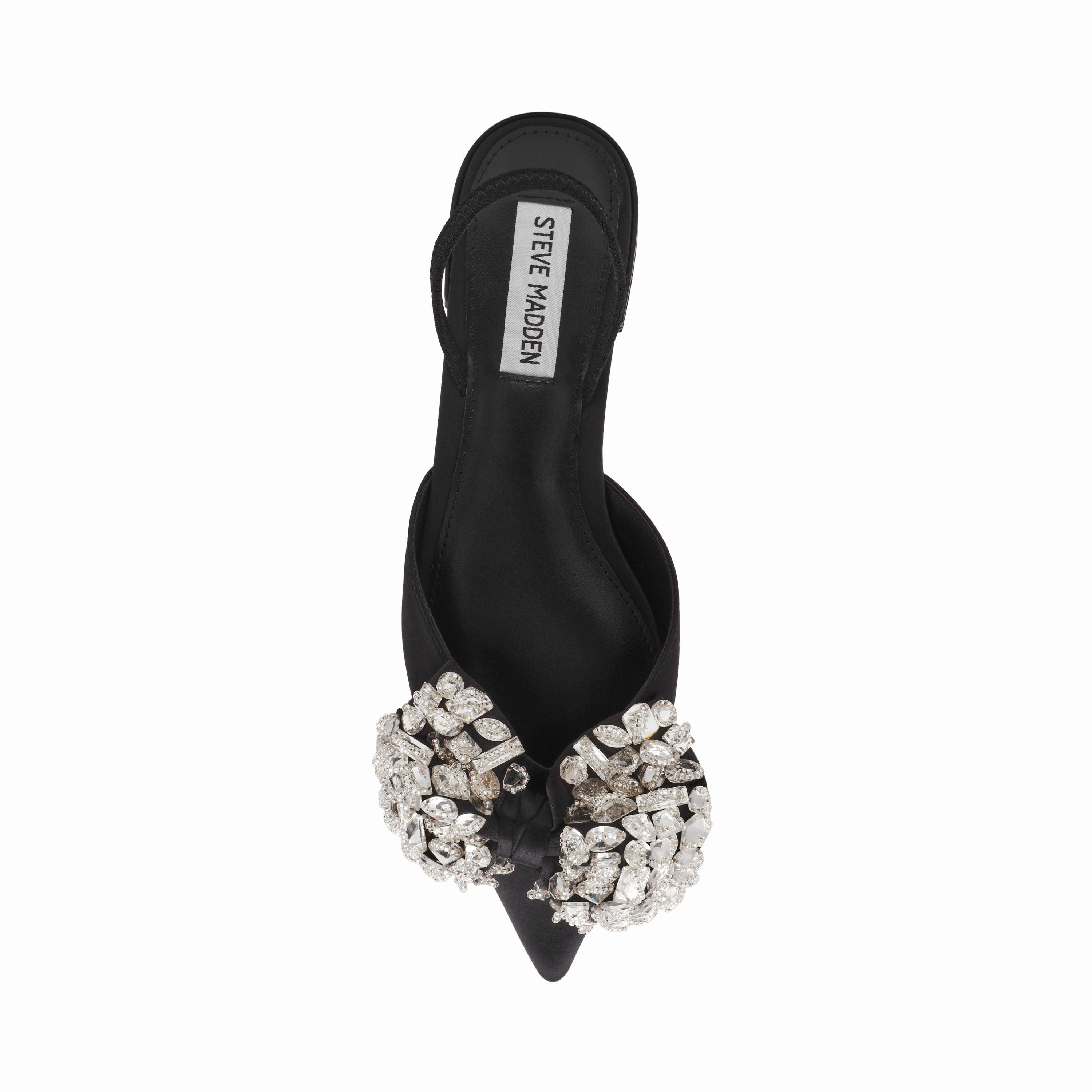 Pointed Flats Shoes SLOANE ST. BLACK FLAT SANDALS