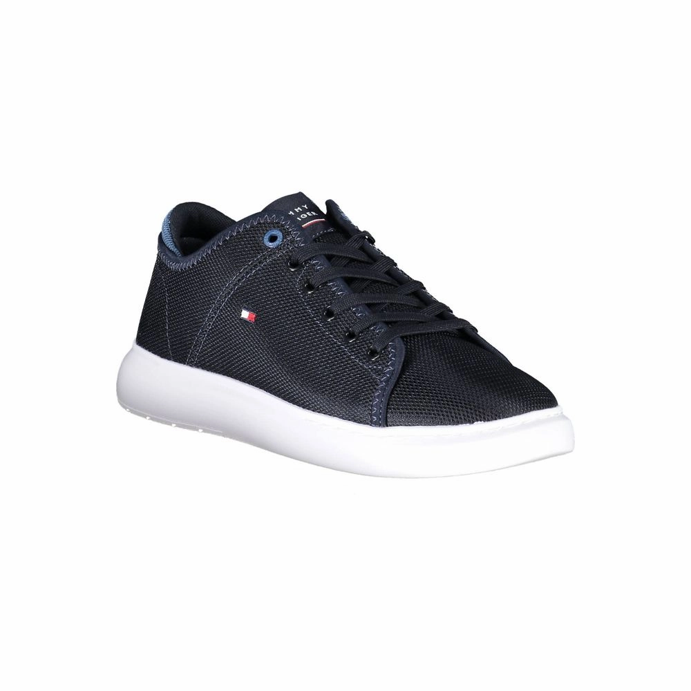 Tommy Hilfiger Blue Recycled Polyester Men Sneaker Sell For Cash Nyc - Sneakers - Handbags