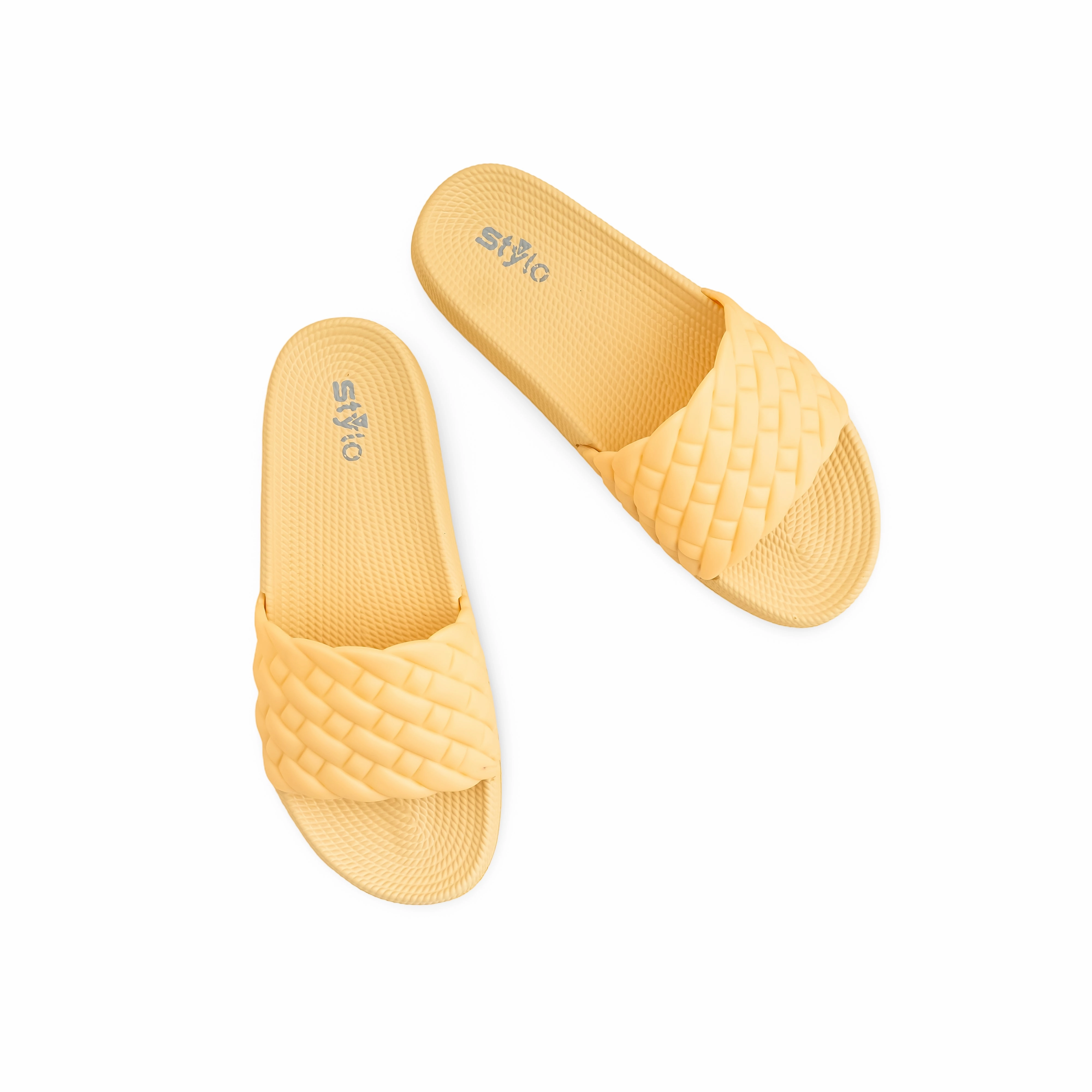 Beige Casual Softy For Ladies CL9359 Flat Foot Squat Shoes