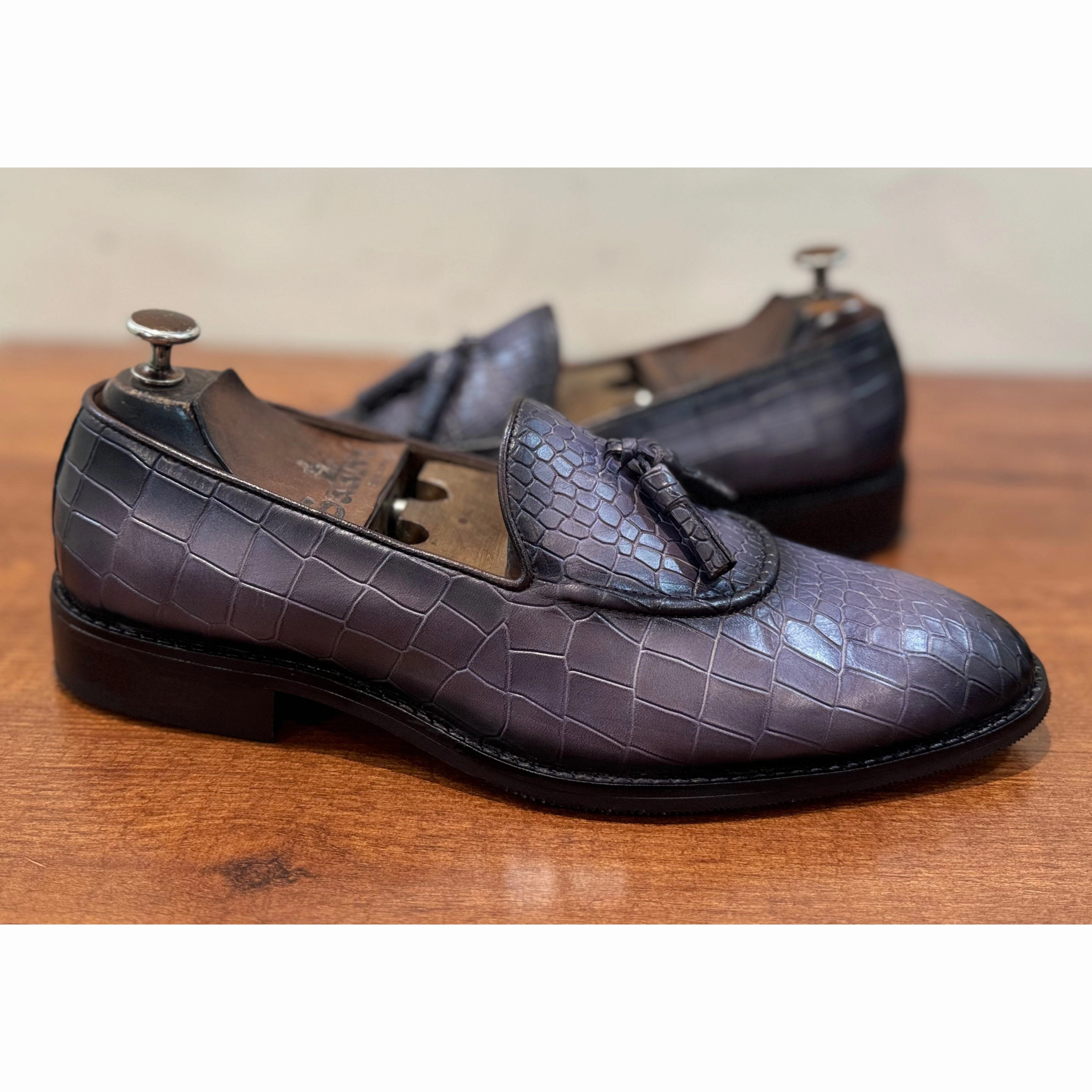 Grey Loafers With Tassels Freda Salvador Elba Loafers