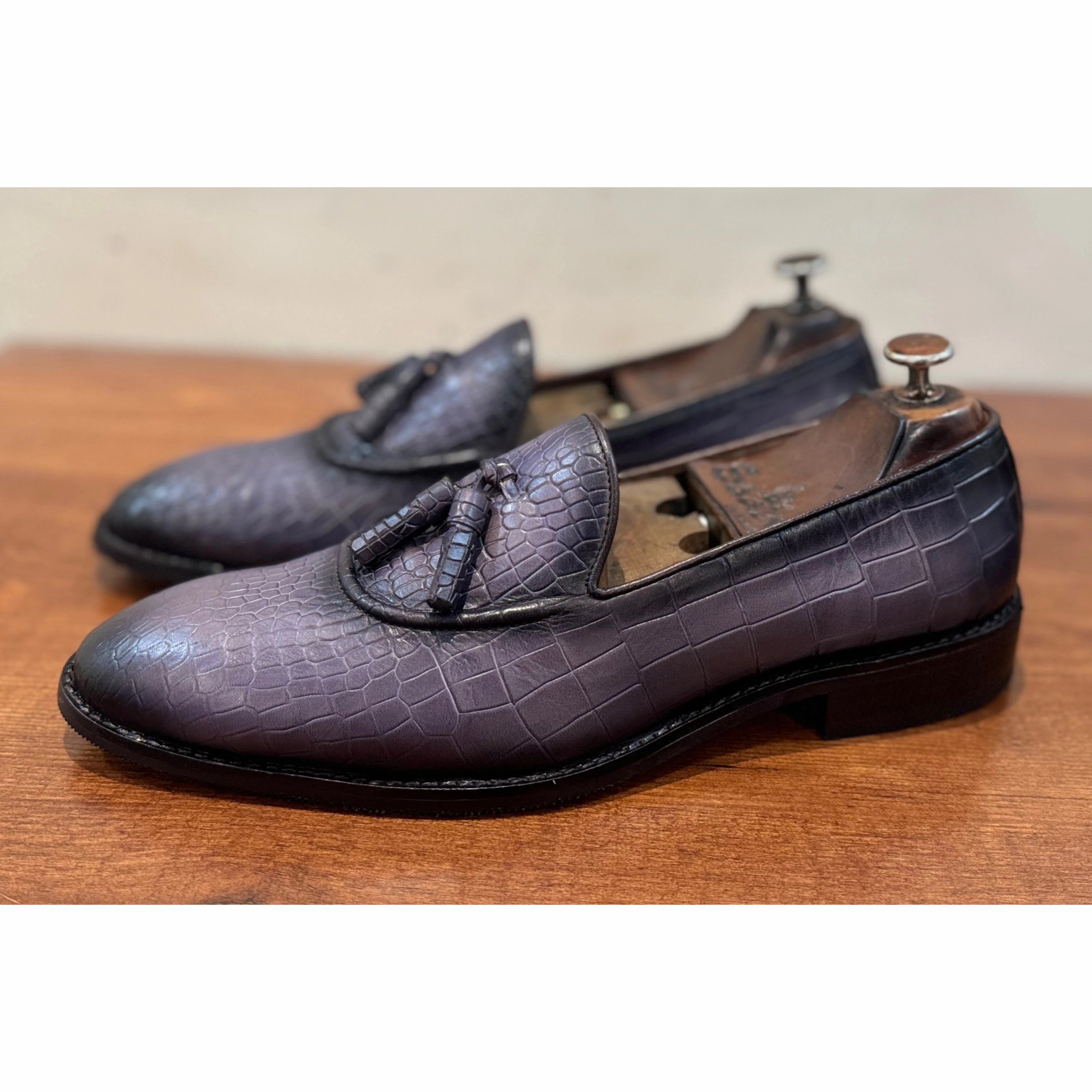 Bobbies Loafers Grey Loafers With Tassels