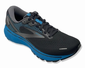 Trail Running Shoes Reddit Brooks Ghost 14 Wide 2E Running Sneakers In Black & Blue For Men's