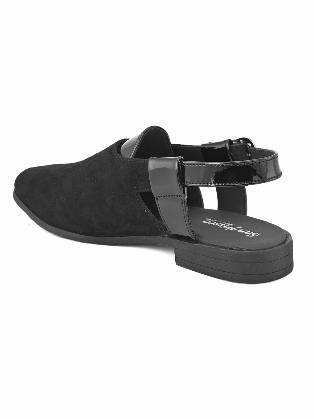 Clark Slippers Emirati Black Crossover Sandals