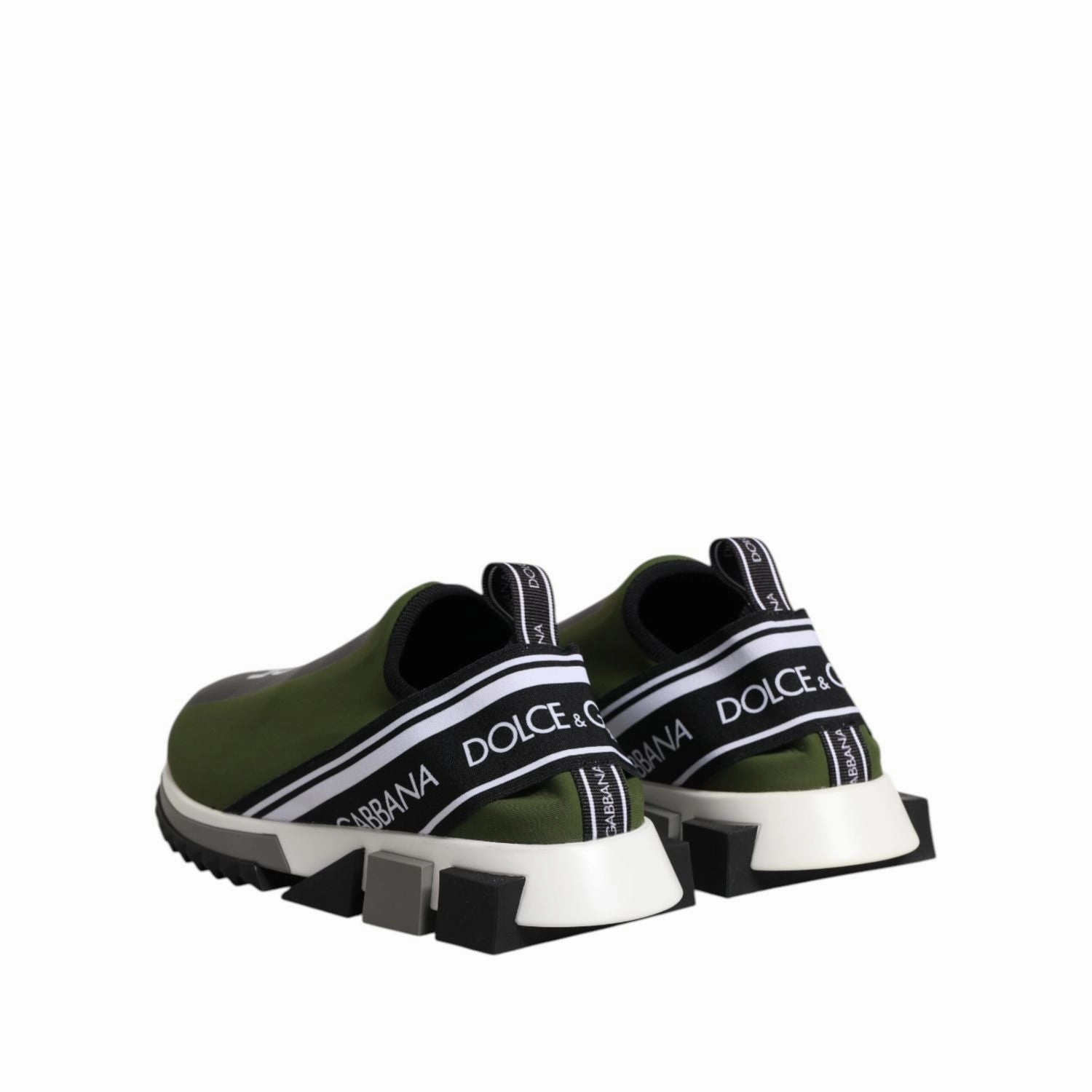 Dolce & Gabbana Green Logo Low Top Sorrento Men Sneakers Shoes Philippe Model Sneakers