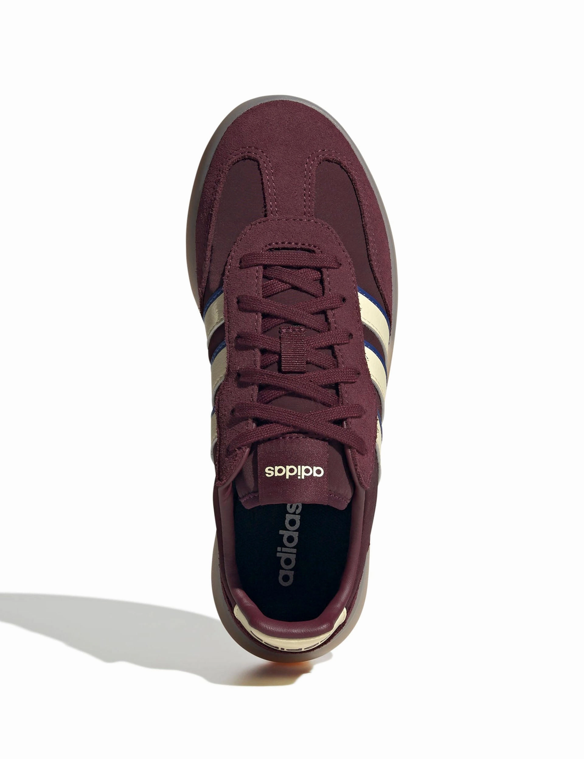 Barreda Decode Shoes - Maroon/Warm Vanilla/Royal Blue Adidas Slip On Shoes Cloudfoam