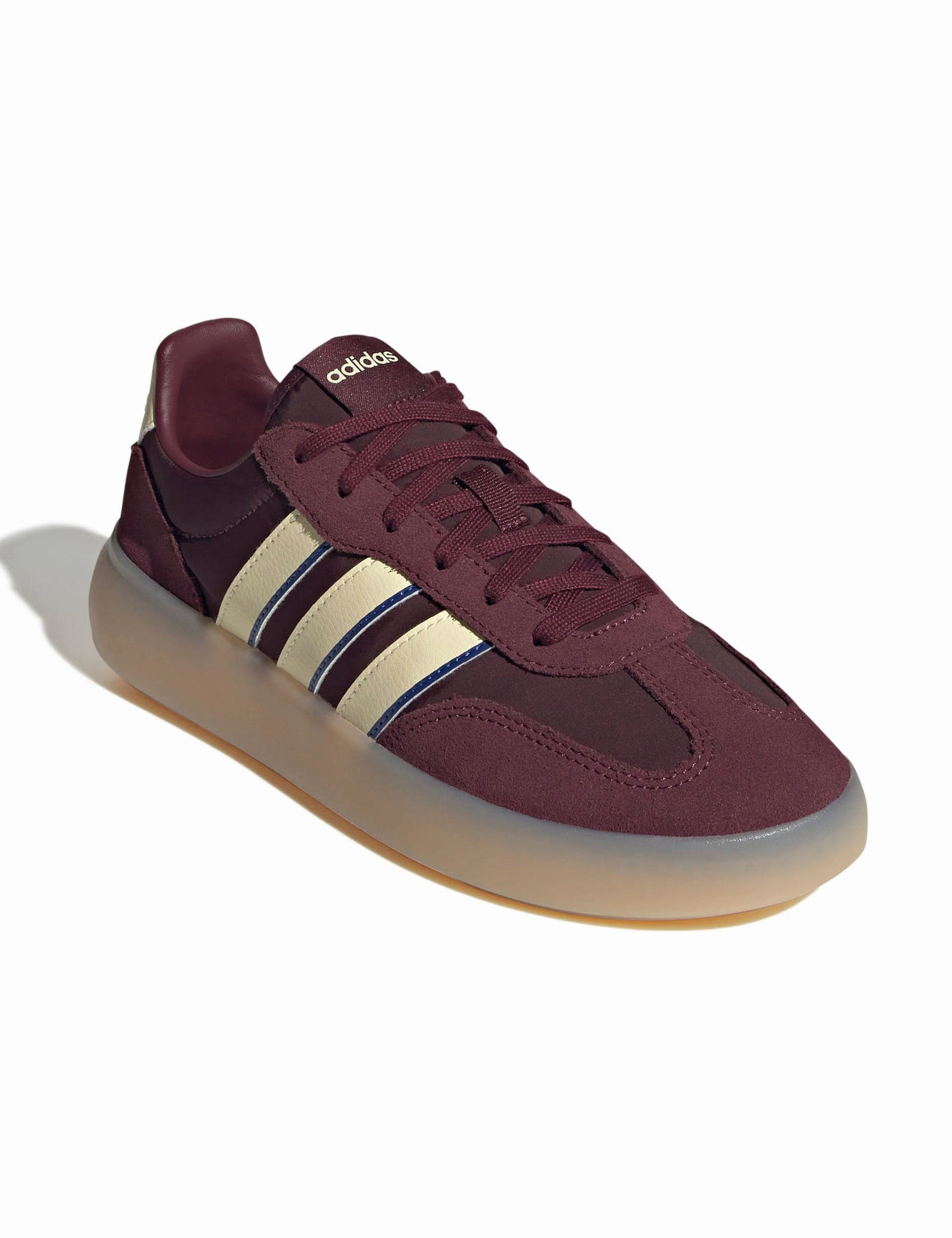 Barreda Decode Shoes - Maroon/Warm Vanilla/Royal Blue Adidas Shoes Mid