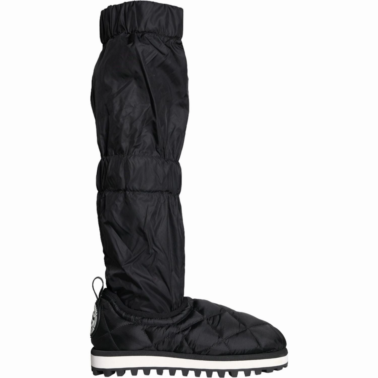20. NULL Dolce & Gabbana Black Quilted High Top Boots Sneakers Shoes