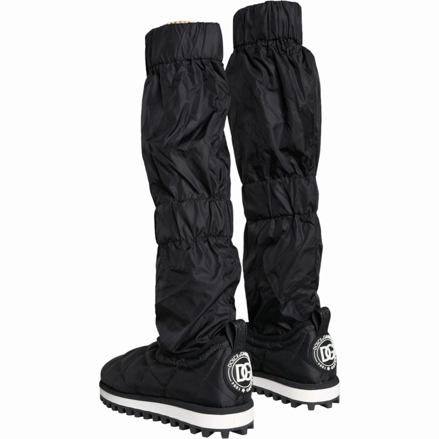 Dolce & Gabbana Black Quilted High Top Boots Sneakers Shoes Sneakers Bistro Winooski Vt