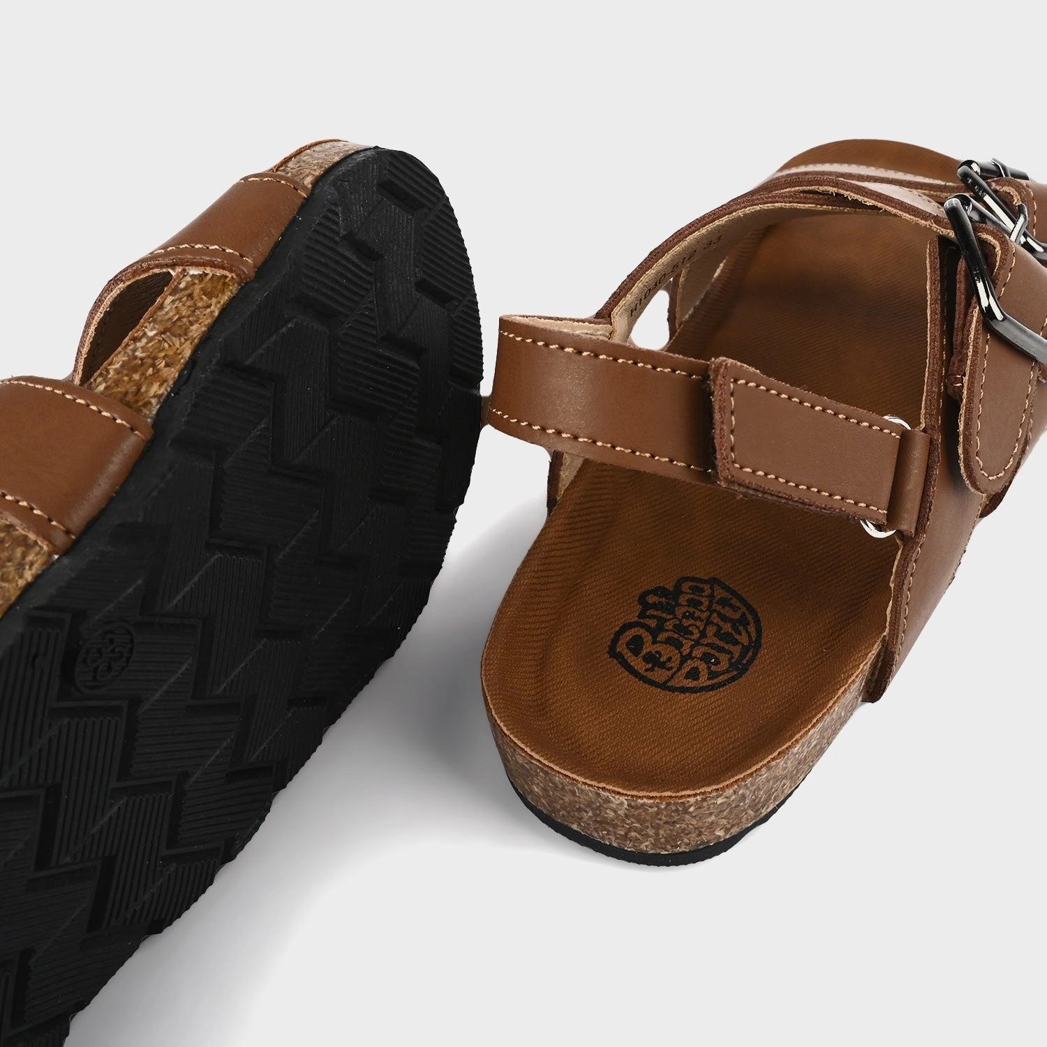 Man Slippers Boys Sandal H1040-512-BROWN