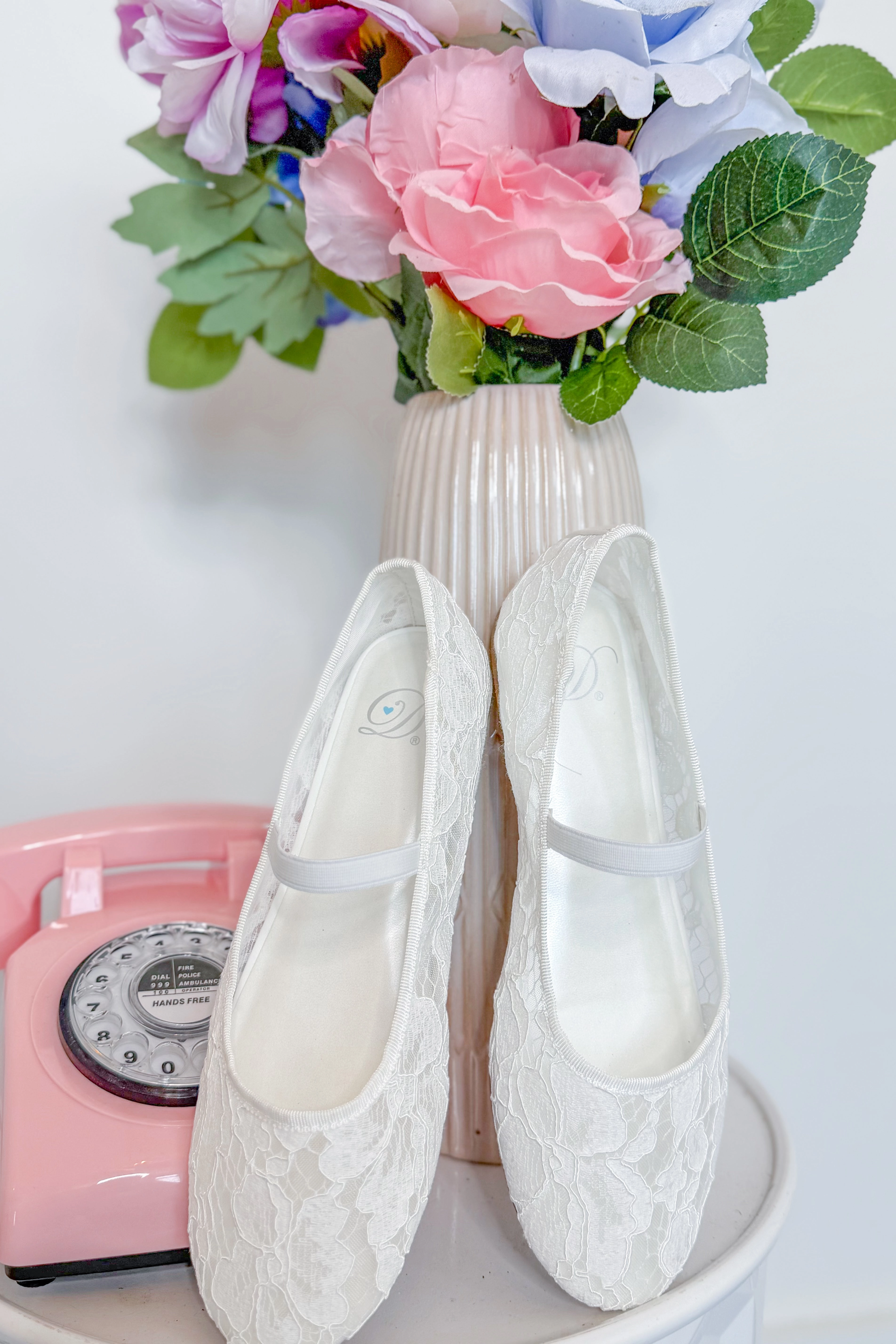 Soda Renee Lace Ballerina Flat *FINAL SALE* Comfortable Flat Ballet Shoes