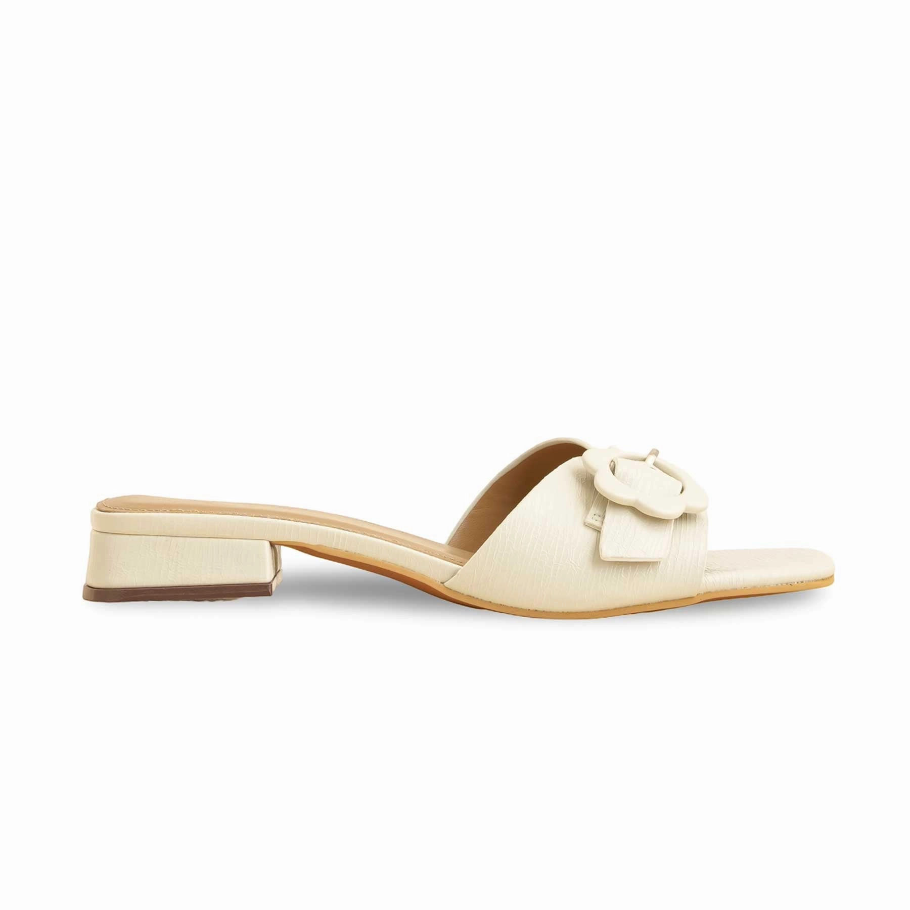 Spider Slippers Cream Formal Slipper FR8380