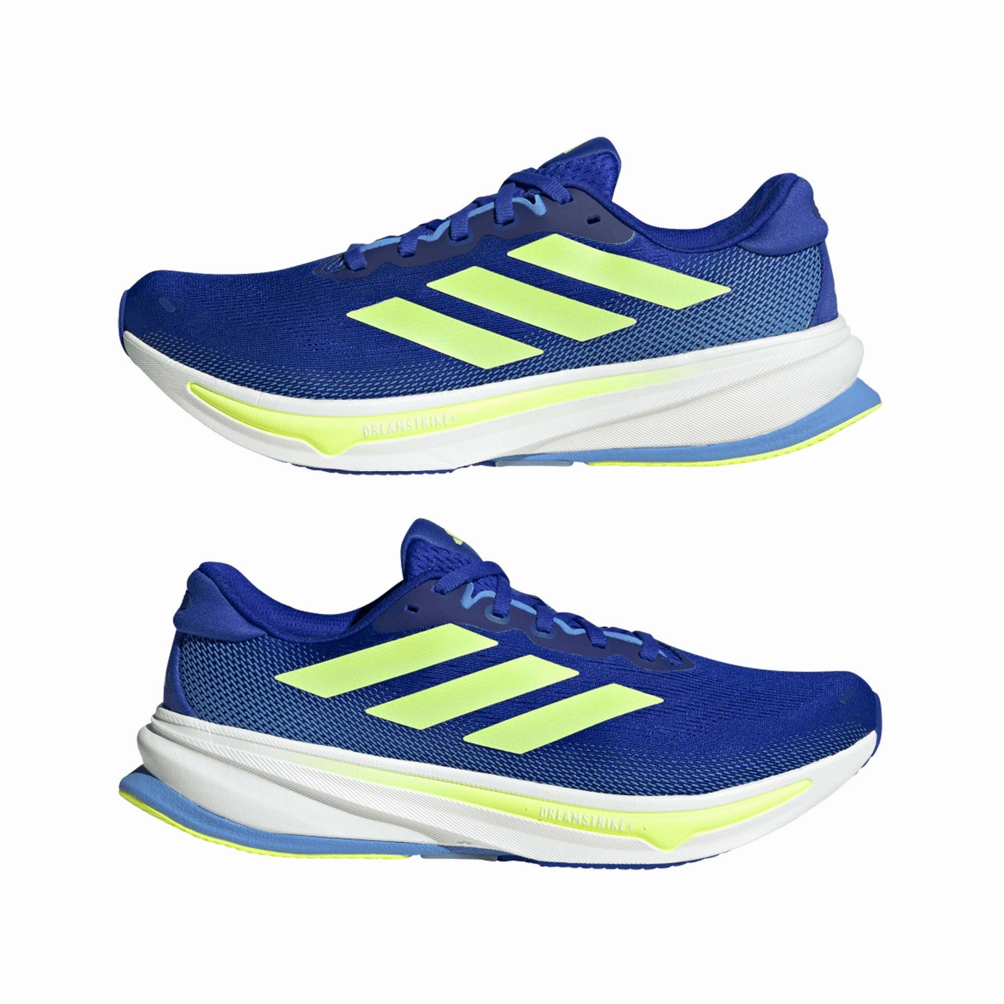 Adidas Valentines Shoes 2025 adidas | Men's Supernova Rise 2 Running Shoes - Lucid Blue/Hi-Red Yellow/Blue Fusion