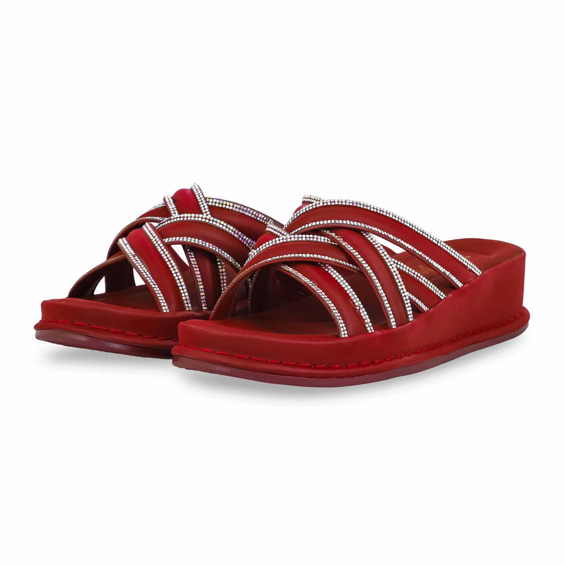 Alo Yoga Slippers Maroon Formal Slipper PU0520
