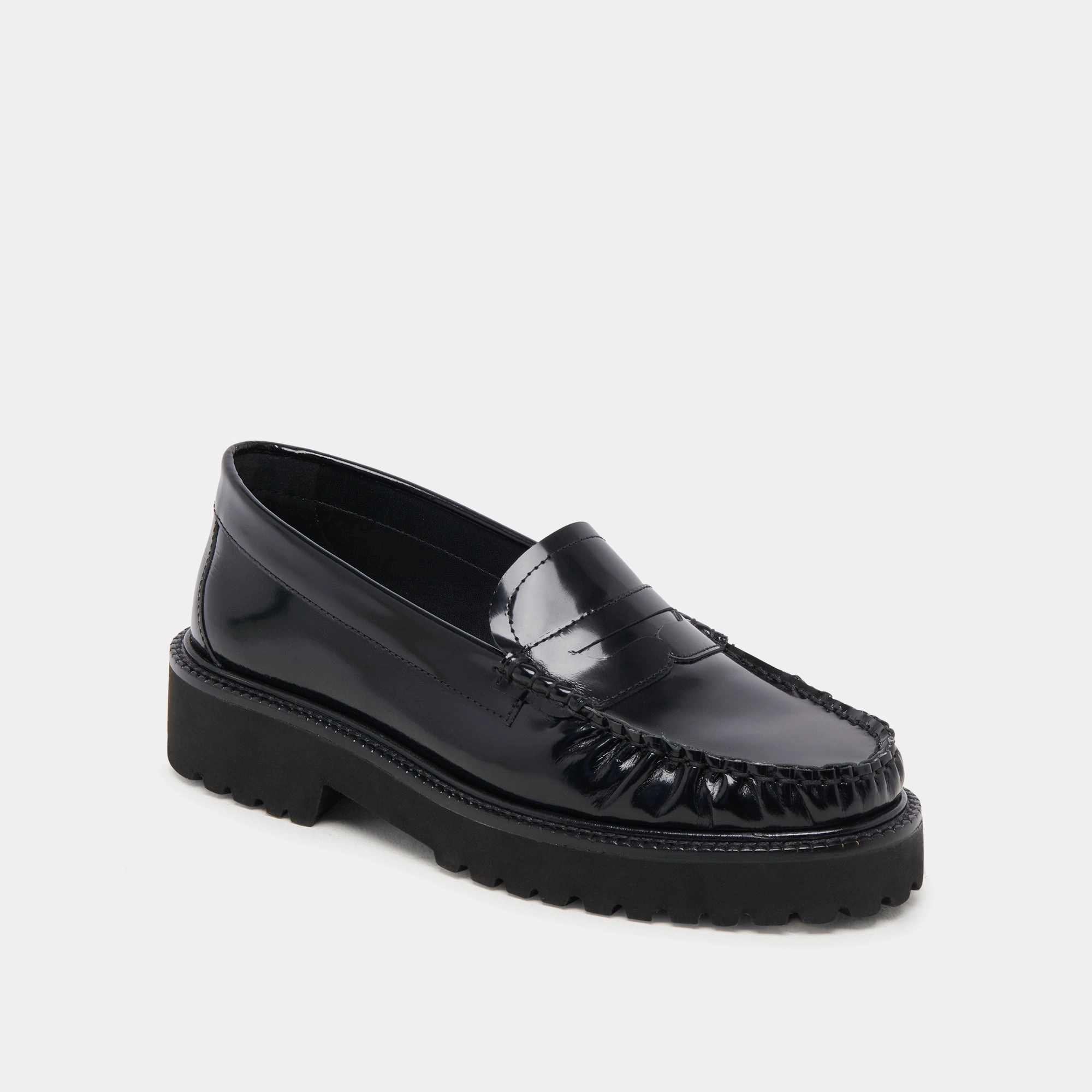 Loafers Bottom Loafers MAXWELL LOAFERS BLACK LEATHER