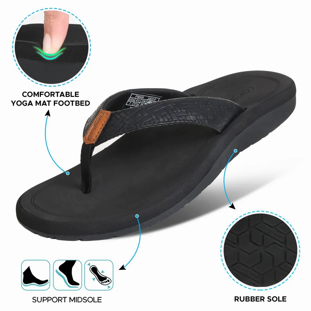 Solace Arch Support Orthotic Lightweight Cushioning Flip Flops for Women