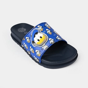 Boys Slides SF-09-Blue Best Slippers For Support