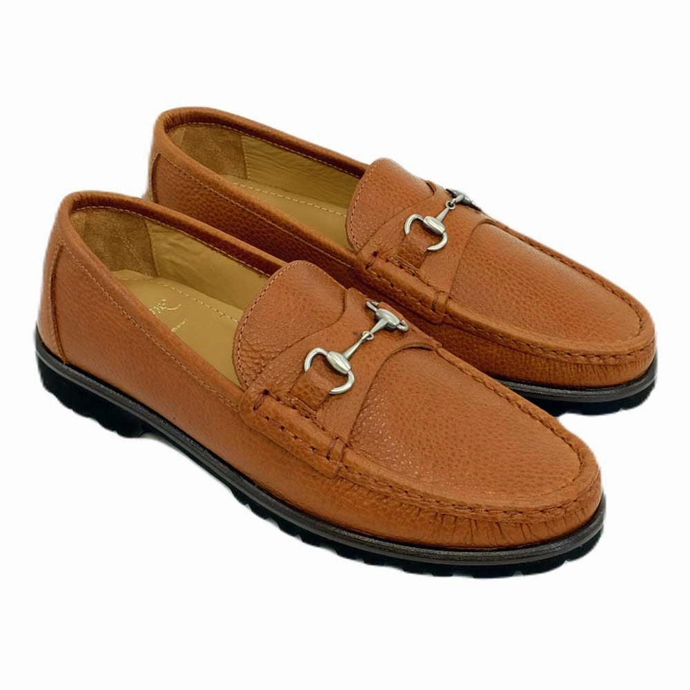 Alan Payne Men's Tan Walker Penny Slip-On Loafers Lightweight Loafers