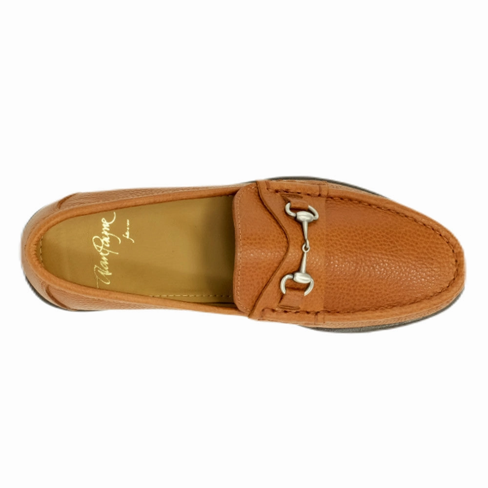 Alan Payne Men's Tan Walker Penny Slip-On Loafers Dunhill Loafers