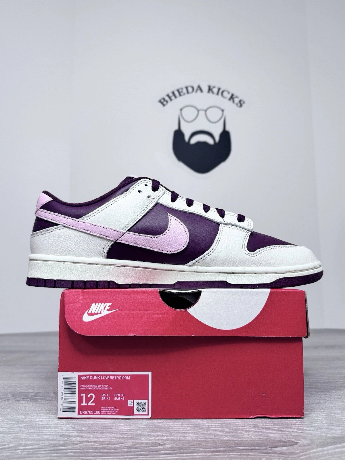 Custom Fit Running Shoes Asics Size 12 - Nike Dunk Low Premium Valentine's Day DR9705-100 Autherntic NEW DS