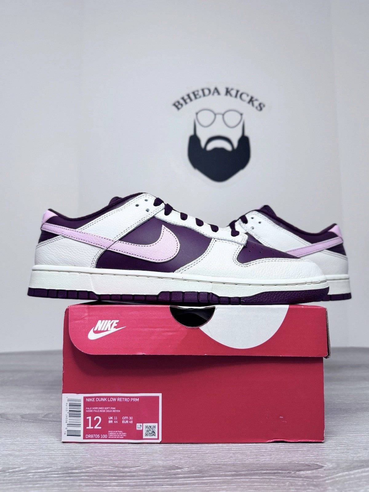 Size 12 - Nike Dunk Low Premium Valentine's Day DR9705-100 Autherntic NEW DS Asics Gel Nimbus 26 Running Shoes