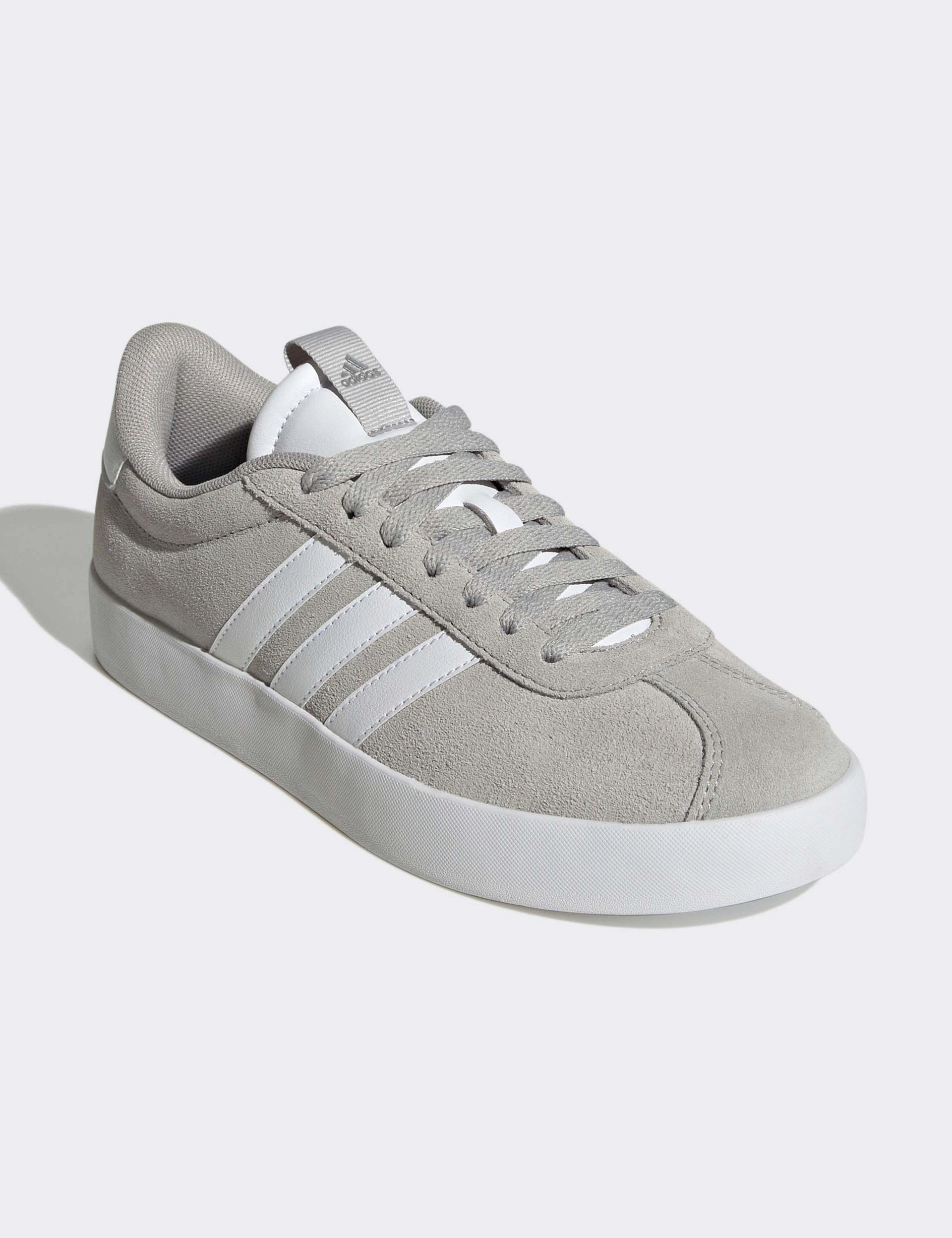 Every Adidas Shoe Ever Made VL Court 3.0 Shoes - Grey Two/Cloud White/Silver Metallic