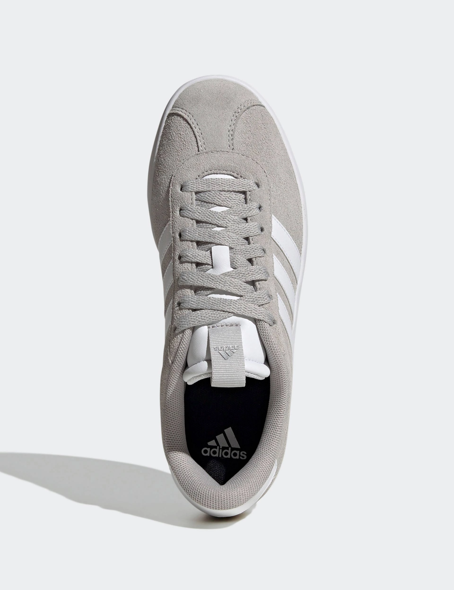 VL Court 3.0 Shoes - Grey Two/Cloud White/Silver Metallic Maroon Adidas Shoes