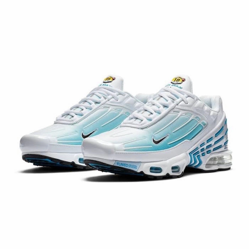 Air Max Plus III White Black Laser Blue By Nike Asics Shoe Laces Length