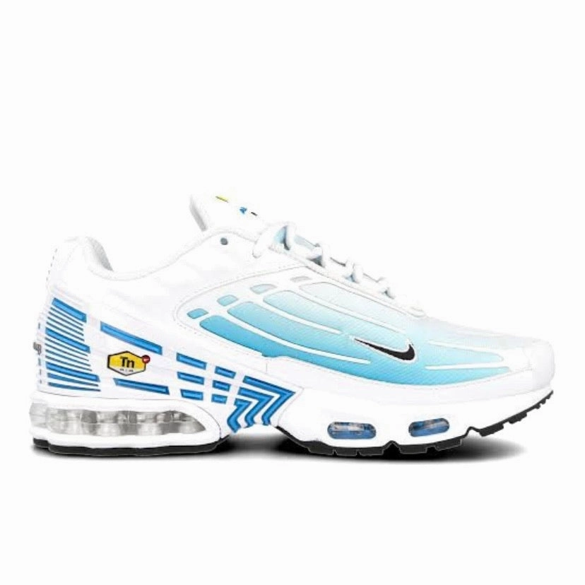 Air Max Plus III White Black Laser Blue By Nike Asics Cream Shoes